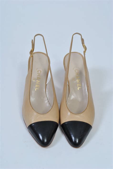 chanel classic slingbacks|slingback chanel price.